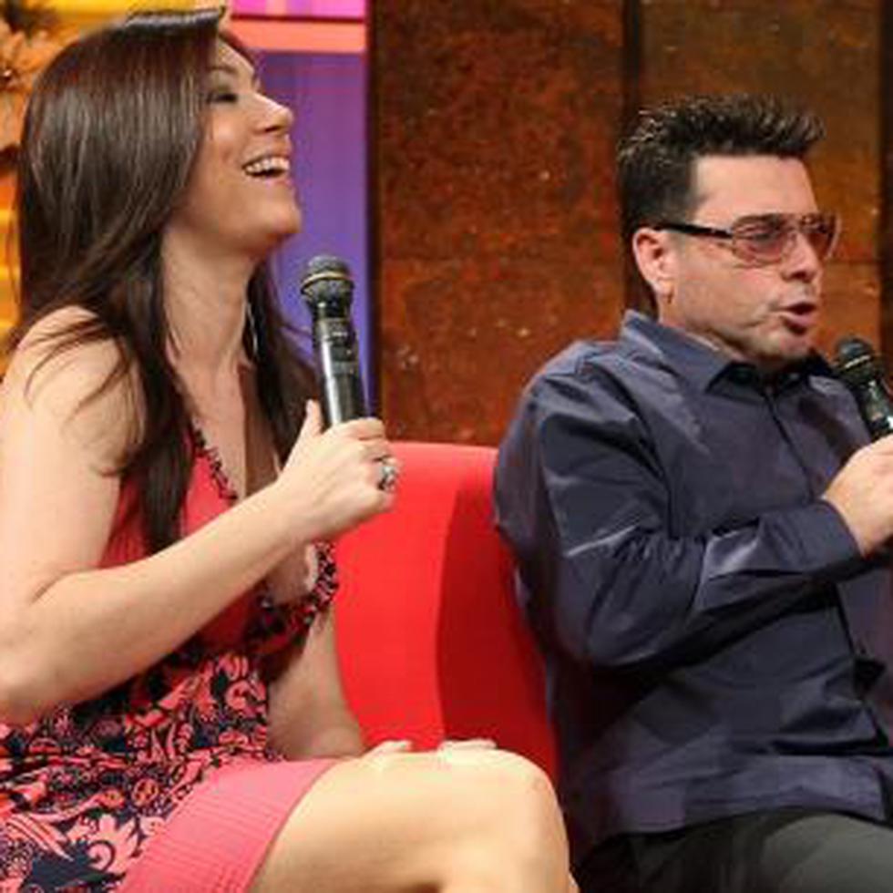 Daniela Droz y El Gángster animaron una de las etapas del programa de Telemundo.
