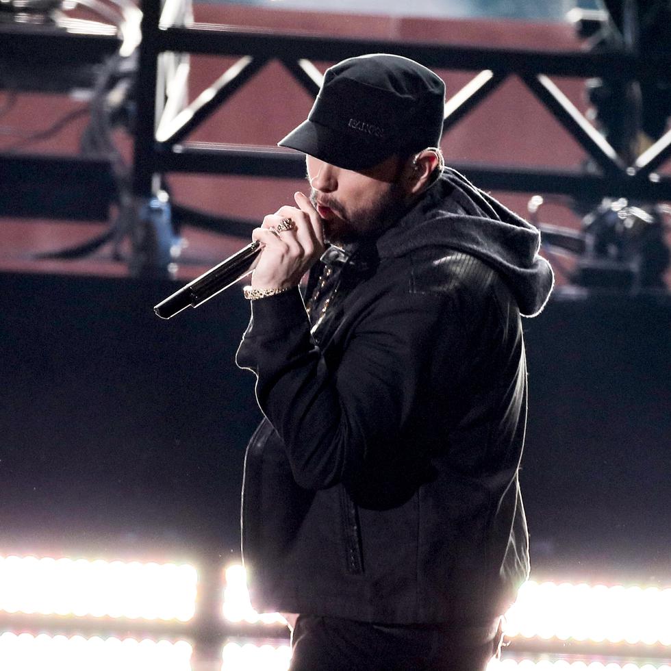 El rapero Eminem será uno de los artistas que actuará en el espectáculo de medio tiempo. EFE/EPA/ETIENNE LAURENT/Archivo