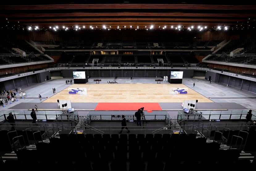 Imagen del Ariake Arena en Tokio, sede del torneo de voleibol, y que ya está inaugurado. (EFE)