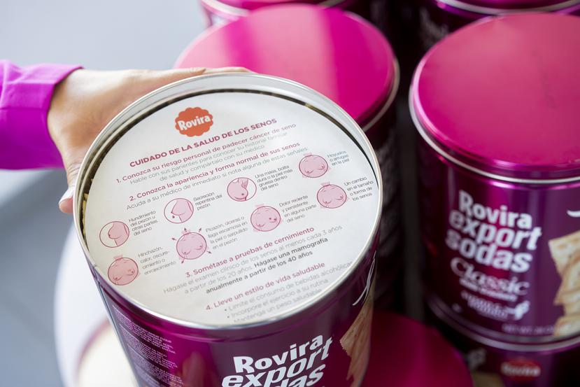 Las galletas Rovira Export Sodas se unen a la lucha contra el cáncer de seno