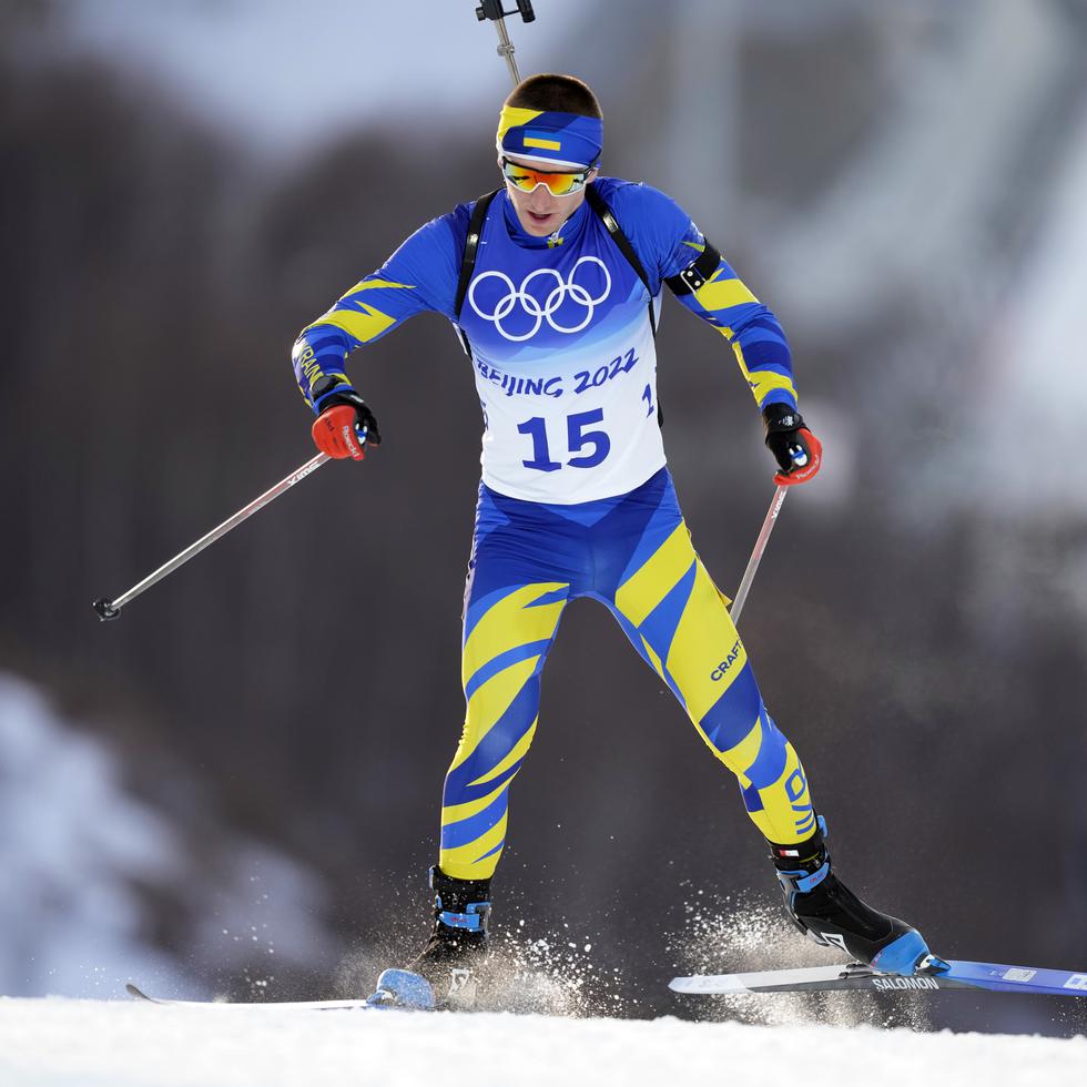 Dmytro Pidruchnyi viene de competir en las Olimpiadas de Invierno en Pekín.