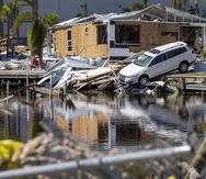 Vista, del 2 de octubre de 2022, en la que se observa los estragos causados por el huracán Ian en Fort Myers Beach, Florida.