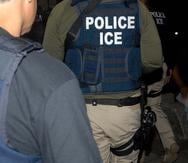 Imagen de archivo de agentes del ICE.