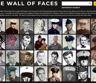The “Wall of Faces” is an online platform dedicated to honoring U.S. servicemen who died in the Vietnam War.