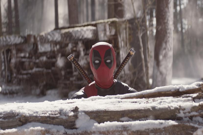 En esta imagen proporcionada por 20th Century Studios/Marvel Studios, Ryan Reynolds en una escena de "Deadpool & Wolverine". (20th Century Studios/Marvel Studios vía AP)