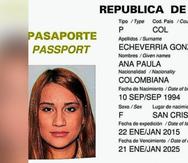 Ana Paula Echeverría nació en Venezuela, pero su nacionalidad y familia son colombianas.  (El Tiempo/GDA)