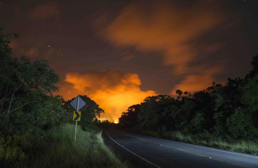 Imagen de los estragos del volcán Kilauea. (AP)