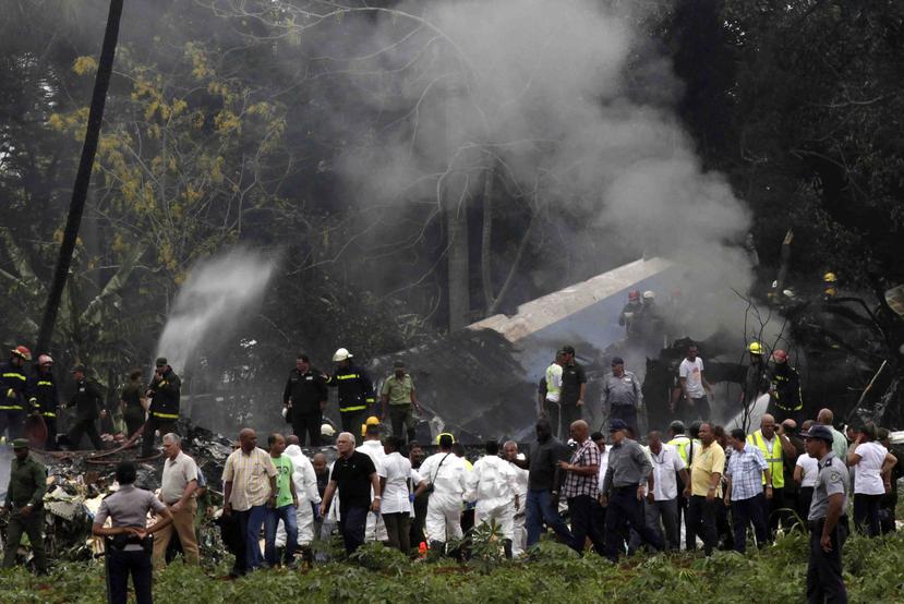 En el accidente del Boeing 737-200 rentado por la empresa estatal Cubana de Aviación a una empresa mexicana, murieron 112 de sus 113 ocupantes, 110 de ellos en el acto. (AP / Enrique de la Osa)