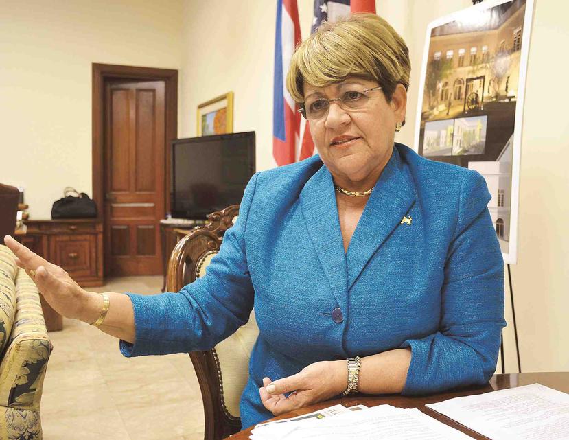 La alcaldesa de Ponce, María “Mayita” Meléndez, abandonó este viernes de una reunión entre Rosselló Nevares y alcaldes. (GFR Media)