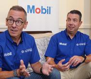 Desde la izquierda Pierre Magnan, presidente del Grupo Sol y Mario Chávez, director de Combustibles para Latinoamérica de ExxonMobil