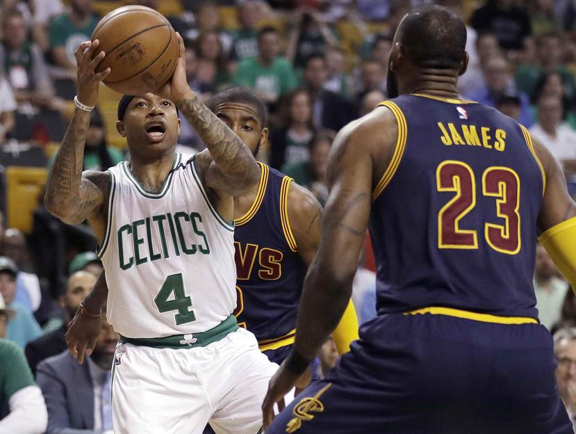 "Nadie puede dudar de nosotros", dijo el base estrella de los Celtics de Boston, Isaiah Thomas. (AP)
