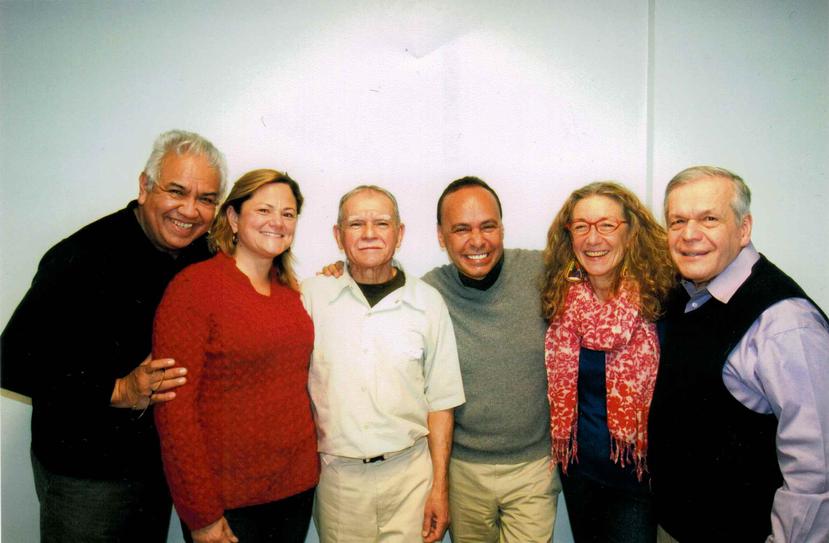 En diciembre pasado, Alejandro Molina, Melissa Mark-Viverito, Luis Gutiérrez y Jan Susler visitaron a López Rivera en Terre Haute. (Suministrada)