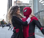 Zendaya y Tom Holland protagonizan la película "Spider-Man, Far From Home".