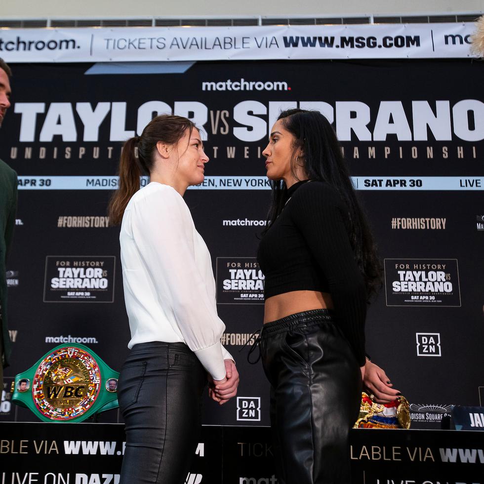 Katie Taylor es la campeona de las 135 libras en los cuatro principales organismo mundiales del boxeo, y Amanda Serrano es la única mujer en haber ganado campeonatos en siete divisiones distintas, por lo que se considera desde ya la pelea más importante de la historia en el boxeo femenino.
