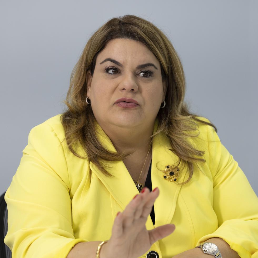 La comisionada residente en Washington, Jenniffer González.
