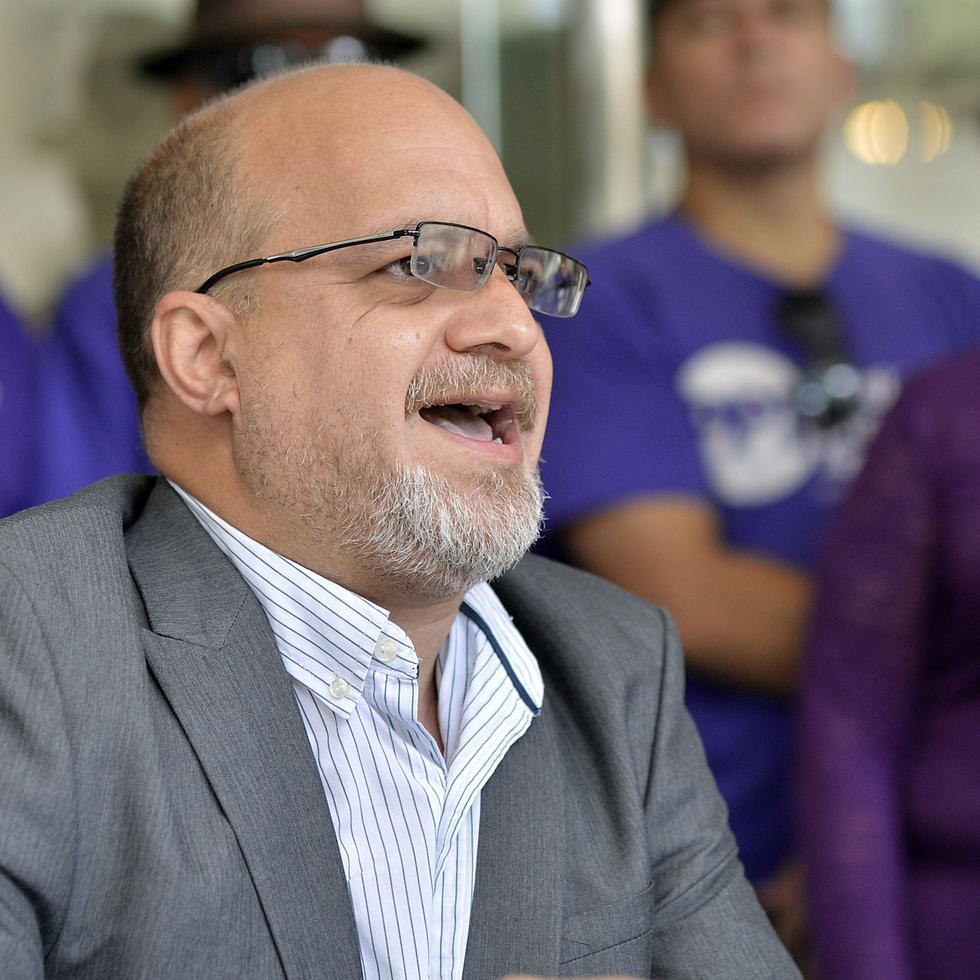 El portavoz alterno en el Senado por el Movimiento Victoria Ciudadana (MVC), Rafael Bernabe.