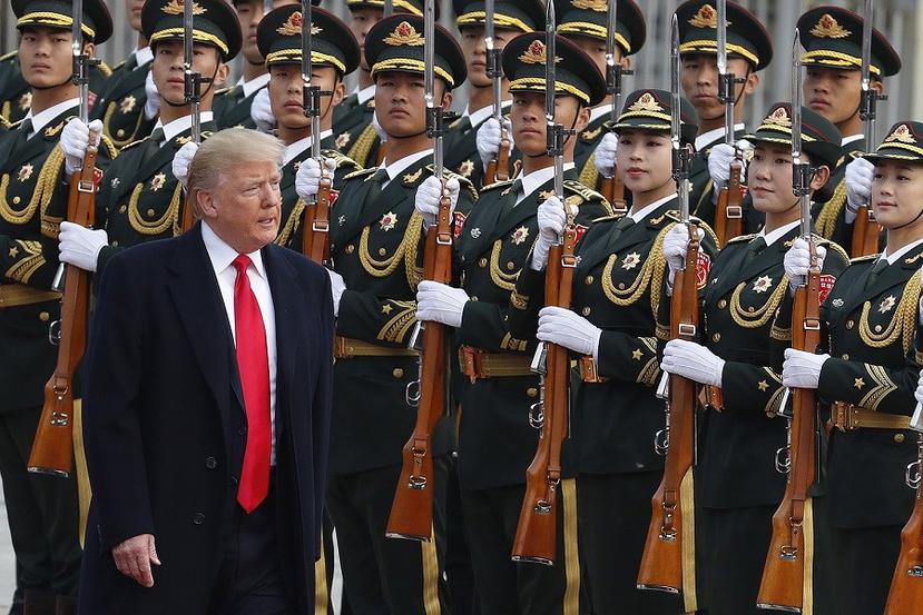 El presidente Donald Trump estuvo en China como parte de su gira por Asia (AP).