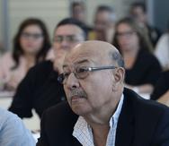 El ingeniero José A. Guzmán, presidente de la Asociación de Contratistas Energía Renovable (Aconer), durante una actividad de cooperativistas. (GFR Media)