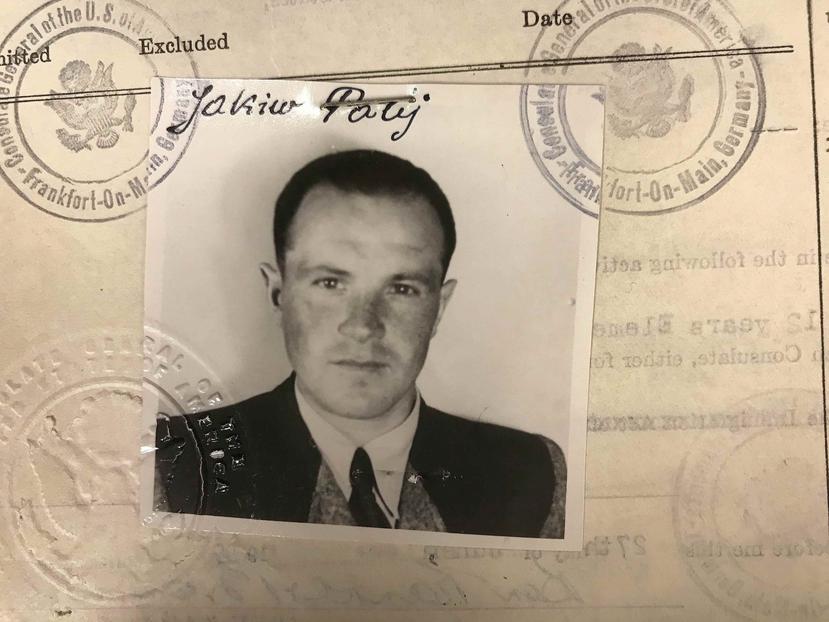 Fotografía de Palij, tomada del visado facilitado por EE.UU. en 1949. (EFE / Departamento De Justicia)