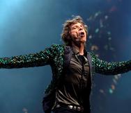 Jagger sigue contoneándose al inicio de sus conciertos al ritmo de "Sympathy for the Devil", un tema que grabó en el verano de 1968.  (EFE)

