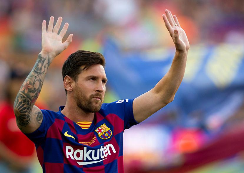 "Tenemos una plantilla espectacular, que puede optar a todo, también sin 'Ney'", dijo Messi. (AP)