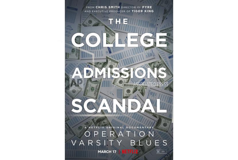 El poster de "Operation Varsity Blues", un documental sobre el escándalo de sobornos a universidades estadounidenses que se estrena el 17 de marzo.