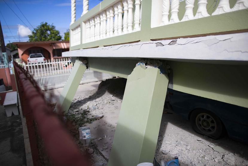 En una comunidad en Guánica también se colapsaron varias residencias.