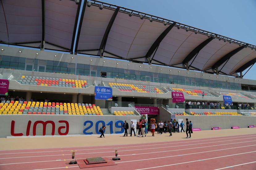 El Estadio Atlético de la Videna es una de las nuevas instalaciones que ya están listas en Lima para albergar los Juegos Panamericanos en este verano. (EFE/Ernesto Arias)