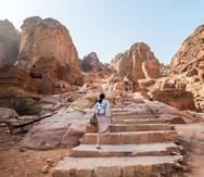 Zona arqueológica de Petra en Jordania. Foto: Lonely Planet.
