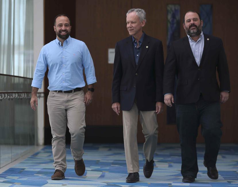 Omar Marrero, José Ortiz y Elí Díaz Atienza viajaron la semana pasada a Washington, DC para reunirse con congresistas, asesores de Casa Blanca y representantes de varias agencias federales.