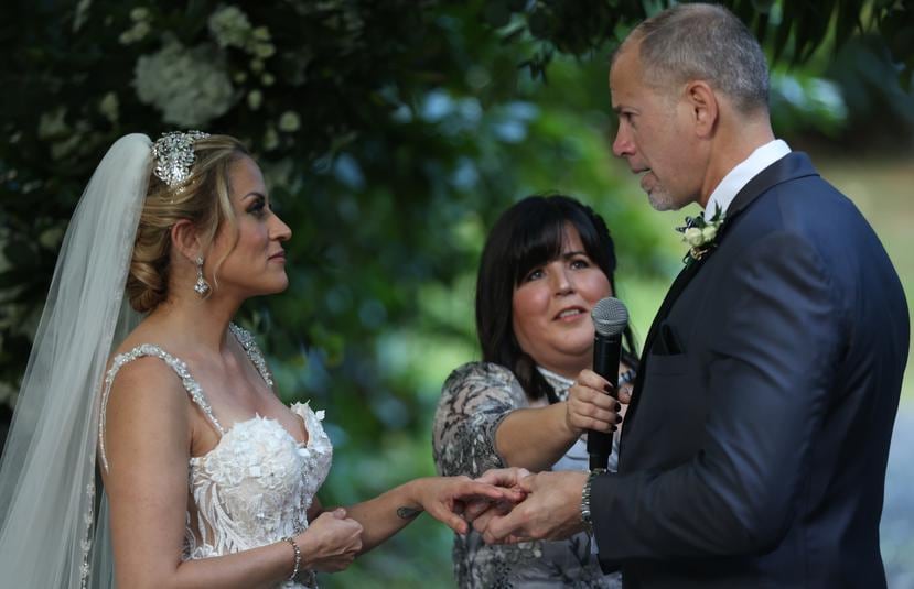 La reportera Aixa Vazquez y Mario Torres se casaron, hoy, sábado.   david.villafane@gfrmedia.com