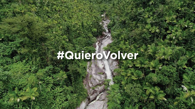 La campaña “Quiero Volver” se inspira en el tema musical “Verde Luz”, del cantautor Antonio Cabán Vale “El Topo”, y muestra imágenes de las playas, el verdor y otros encantos que posee Puerto Rico. (Suministrada)