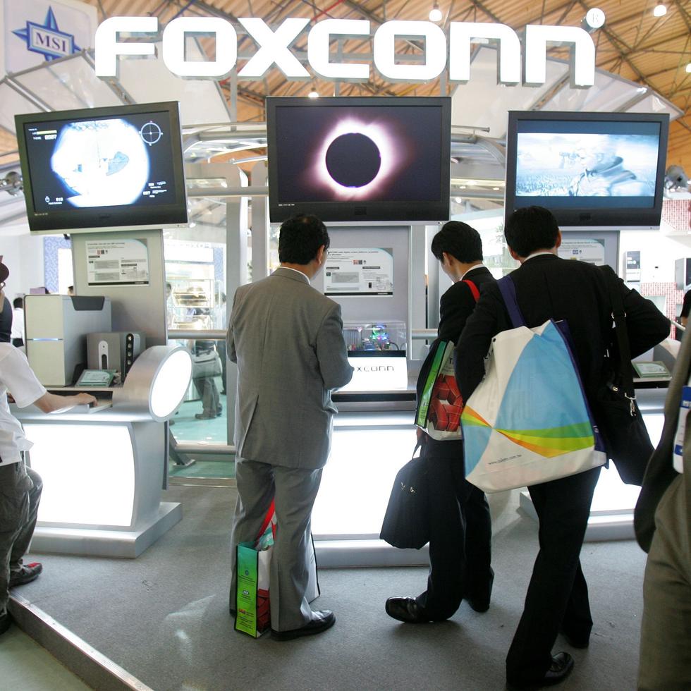 Imagen de archivo de la empresa Foxcoon en Taipei, Taiwan.