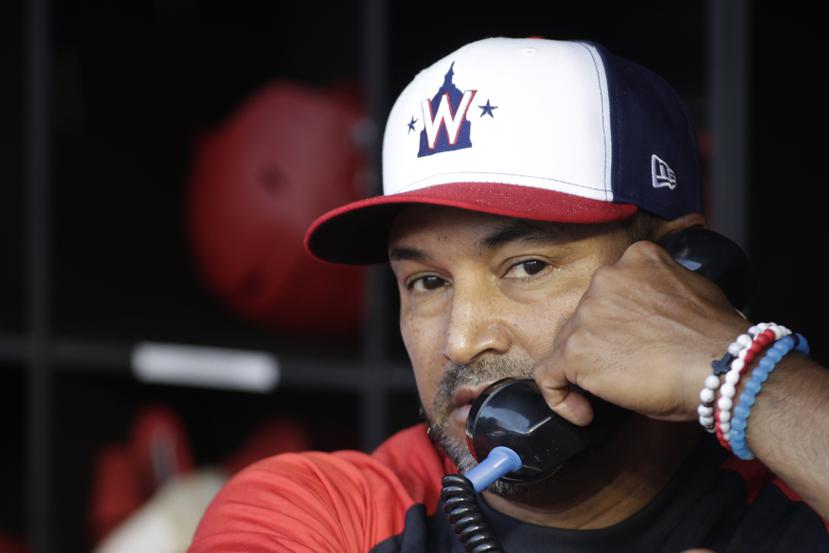 Dave Martínez, mánager de Washington, tenía esperanza de que el plan de la MLB no entrara en efecto.