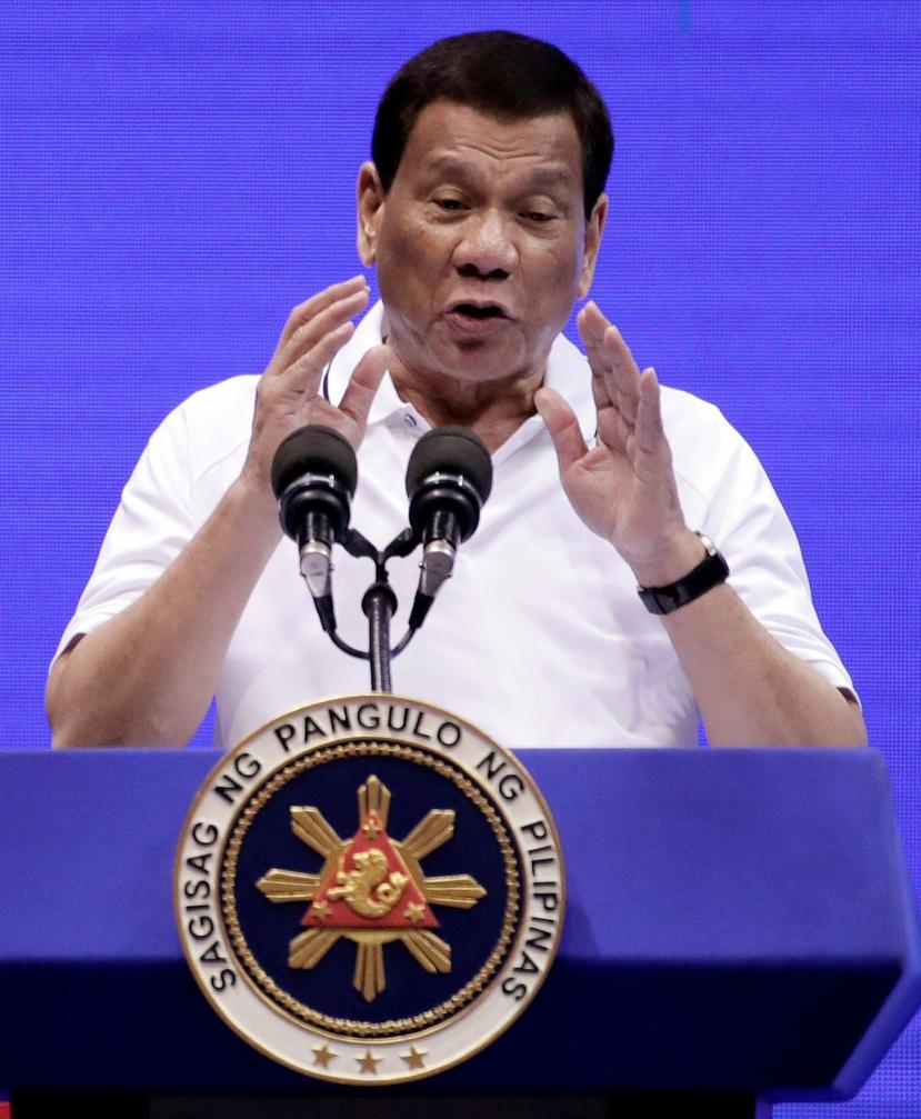 El gobierno de Duterte se ha visto cuestionado durante el último tiempo por la la sangrienta campaña antidrogas de que lleva adelante. (EFE)