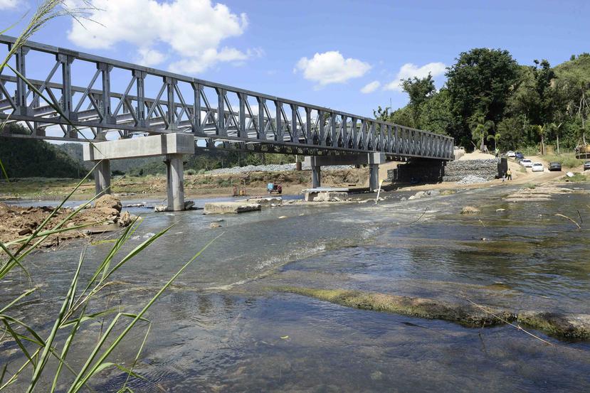 El puente en el barrio San Lorenzo de Morovis reabrió esta semana. (GFR Media)