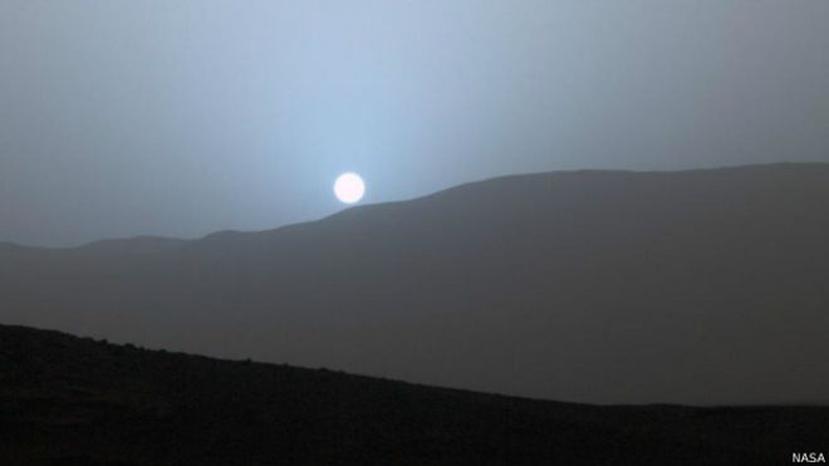 La cámara del Curiosity capta los colores de forma similar a como lo hace el ojo humano. En este caso, las imágenes se tomaron entre tormentas de polvo. (NASA)