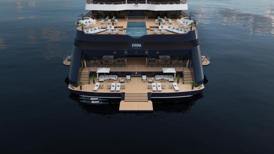 El yate El Evrima de Ritz-Carlton Yacht Collection.