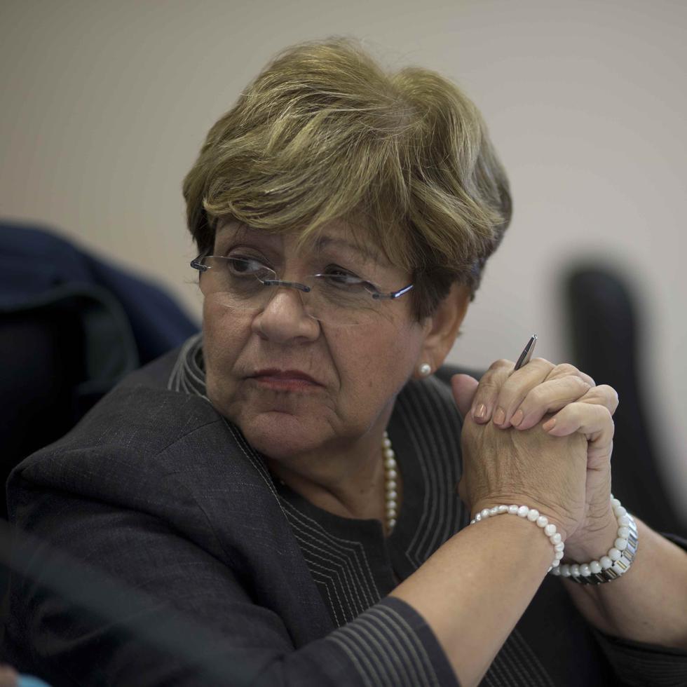 La exalcaldesa de Ponce y delegada congresional, María "Mayita" Meléndez.