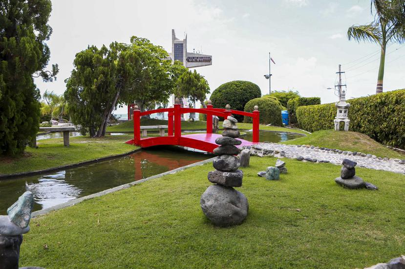 En los predios de la Cruceta del Vigía se encuentra este encantador jardín japonés.