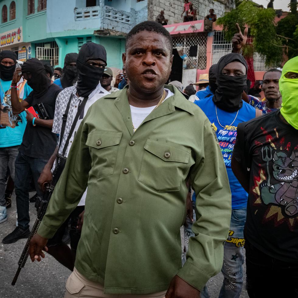 Jimmy Cherizier, apodado 'Barbecue' se atribuyó el ataque a dos de las mayores cárceles de Haití, que provocó la fuga de mas de 3,000 reos a principios de mes.