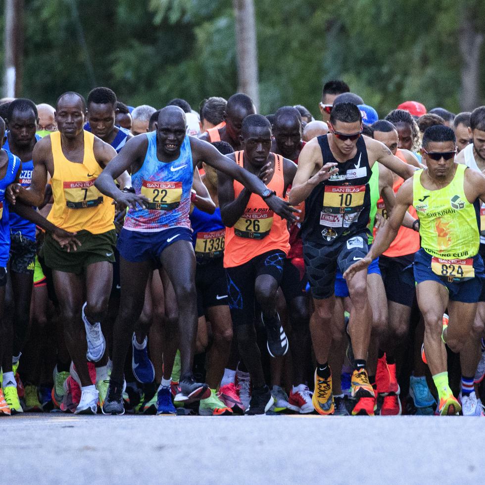 Medio Maratón de San Blas en Coamo el 6 de marzo de 2022.
