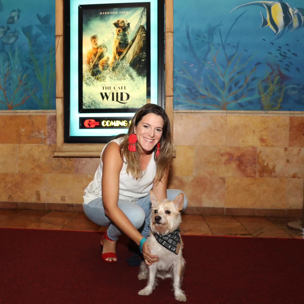 Junto con sus dueños, diversos perros de servicio desfilaron por la alfombra roja del estreno del filme The Call of the Wild. (Suministrada)