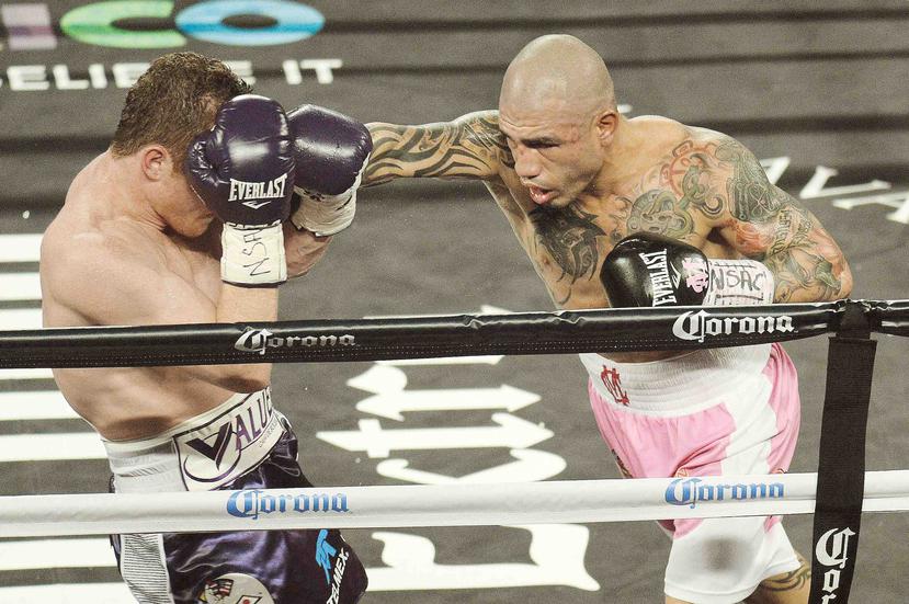 La última pelea de Miguel Cotto fue ante el mexicano Saúl “Canelo” Álvarez. (Archivo / GFR Media)