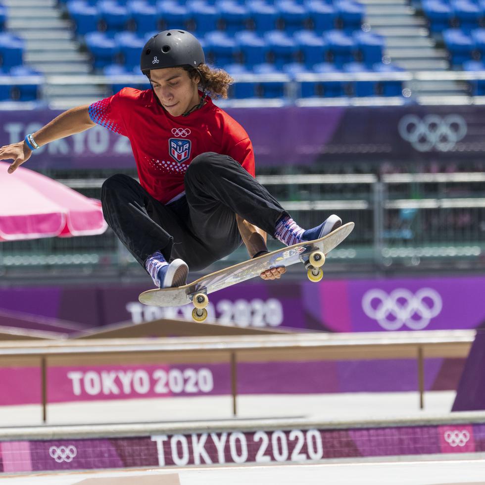 El skater boricua Steven Piñeiro va por buen camino rumbo a sus segundas Olimpiadas