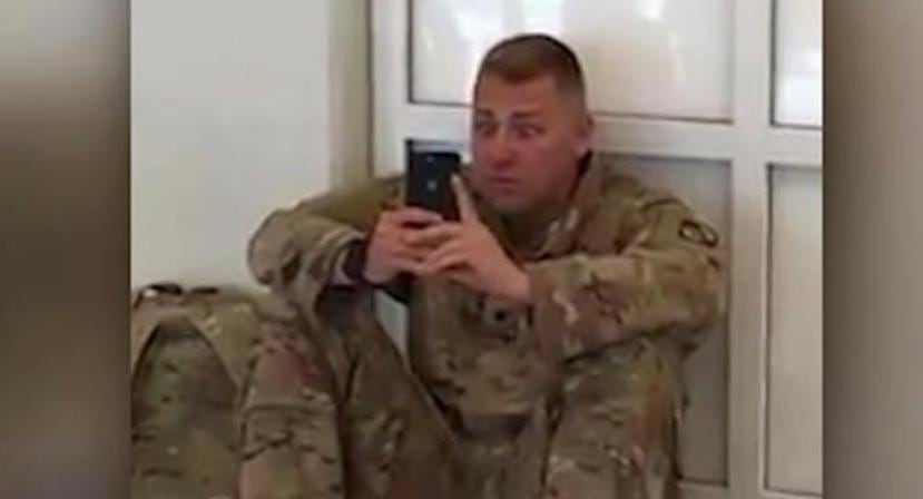 El soldado es parte de la Guardia Nacional de Mississippi. (Captura/Facebook)