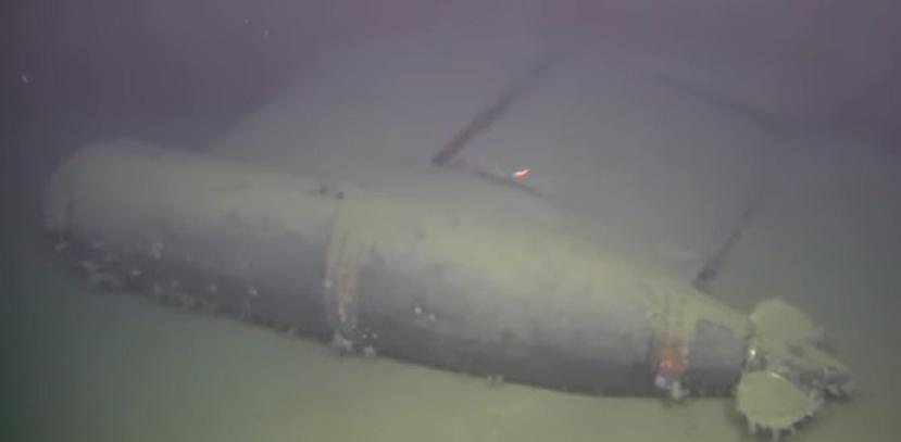 Torpedo nuclear del submarino soviético Komsomolets, hundido hace 30 años a unas 100 millas al suroeste de la isla Bear de Noruega. (Instituto Noruego de Investigación Marina)