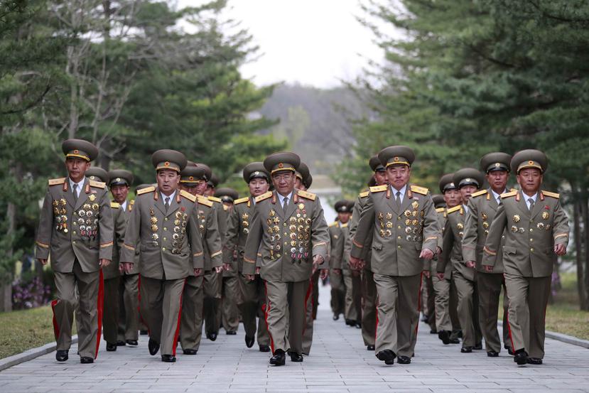 Soldados norcoreanos. (Agencia EFE)