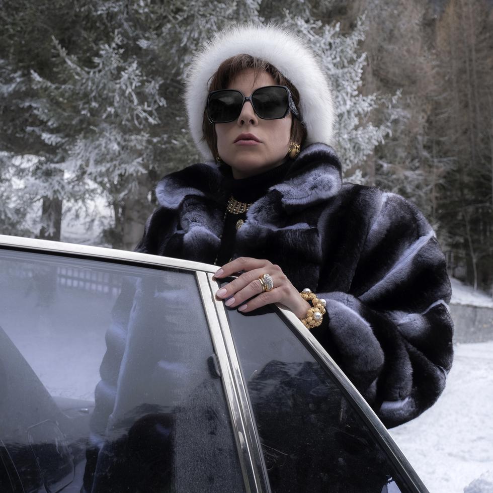 Lady Gaga como Patrizia Reggiani en una escena de "House of Gucci".