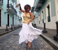 La bailarina y gestora cultural Tata Cepeda 
Photo by: Jose R. Madera / STAFF / El Nuevo Dia

(bailarina bomba y plena)